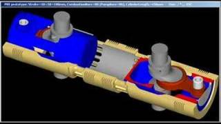 opposed piston engine animation pattakon [upl. by Romola]