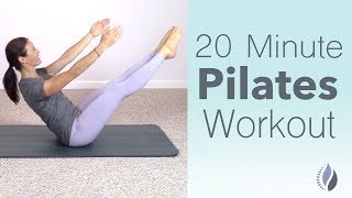 20 Minute Pilates Class [upl. by Em]