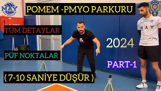 POMEM PMYO PARKURU TÜM TAKTİKLER PÜF NOKTALAR 710 SANİYE GELİŞİM  pmyo pomem polis [upl. by Ayihsa]