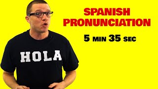 Spanish Pronunciation [upl. by Artemisa]