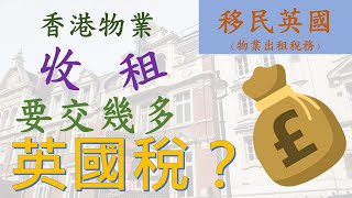 BNO移民英國稅務  香港物業收租要交多少英國稅 物業開支是否可以扣稅按揭貸款的利息是否有稅收扣減 [upl. by Nehtanhoj297]