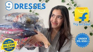 Trendy Dresses from FLIPKART 😍 Under Rs650 🤩 Sale Try on ➕ first impressions ➕ honest review [upl. by Alyam]