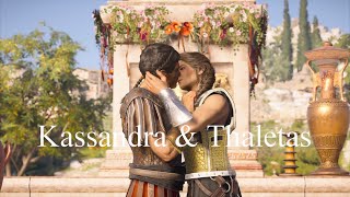 FR Kassandra amp Thaletas ❤️ dans “Assassin’s creed Odyssey” [upl. by Ahsait]