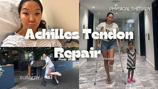 Achilles Tendon Rupture Surgery Journey [upl. by Annette]