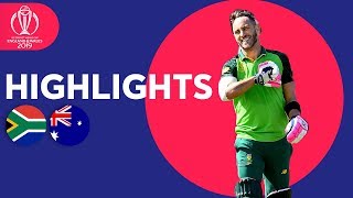 SA End Difficult CWC in Style  South Africa vs Australia  Highlights  ICC Cricket World Cup 2019 [upl. by Doownyl]