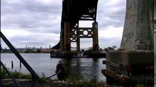 Kearny NJ Pulaski Skyway fire 81514 [upl. by Chev]