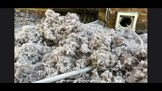 A MUST WATCH FULL VIDEO Cleaning a Dryer Vent almetaldryervent satisfying diy how [upl. by Alita]