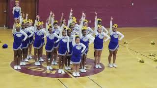 Jefferson Middle School Cheer Showcase 31318 [upl. by Alhahs94]