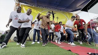 JERUSALEMA CHALLENGE DANCE WITH PROPHET amp PROPHETESS BUSHIRI  SALVATION FESTIVAL [upl. by Feriga]