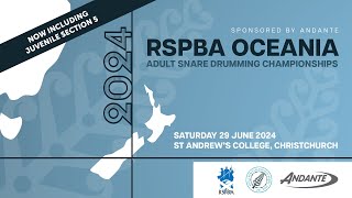 RSPBA Oceania Drumming Championships  Christchurch New Zealand [upl. by Ahseekal]