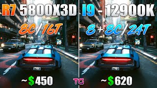 Ryzen 7 5800X3D vs Core i9 12900K  Test in 10 Games [upl. by Tara]