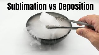 Sublimation vs Deposition [upl. by Verlee689]