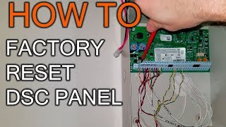 How to Factory restore DSC Panel [upl. by Adnohser]