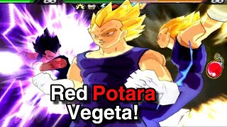 Red Potara Vegeta Why Does He Use THIS Many Ki Blasts Budokai Tenkaichi 3 [upl. by Bren700]