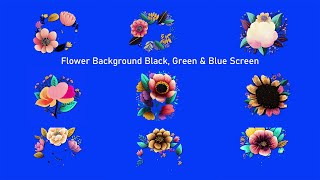 Flower background flower green screen background video flower overlay effects overlay [upl. by Eamaj]