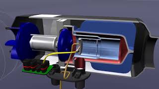 Webasto Air Top 2000 ST Heater Animation [upl. by Bacchus]