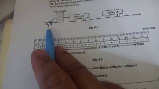 Understanding Speed in a tickertape timer graph [upl. by Elfstan]