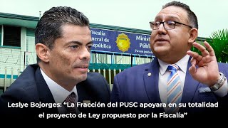 Leslye Bojorges “La Fracción del PUSC apoyara en su totalidad propuesto por la Fiscalía” [upl. by Lolita]