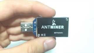 Unboxing First Look And Discussion Of The AntMiner U1 ASIC USB Bitcoin Miner [upl. by Constanta]