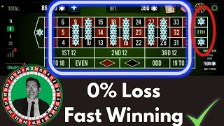 Mastering Roulette The Ultimate Fast Winning Strategy with 0 LossRoulette system [upl. by Cave962]