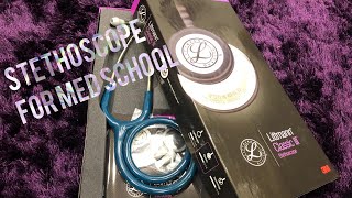 Littmann Classic III STETHOSCOPE AND SPHYGMOMANOMETER UNBOXING  Caribbean Blue  Medisave  UK [upl. by Anahpets]