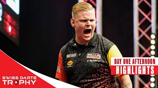 SWISS DELIGHT  Day One Afternoon Highlights  2024 Swiss Darts Trophy [upl. by Lesab]