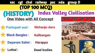 Most Important MCQ of Indus Valley Civilisation  History MCQ  GK Question [upl. by Noived]