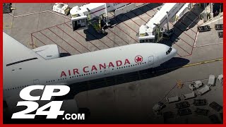 Air Canada passengers making backup plans amid possible strike [upl. by Ahsinuq12]