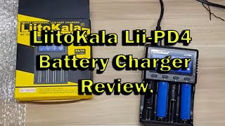 LiitoKala LiiPD4 Battery Charger Review purchased from Aliexpress [upl. by Drof726]