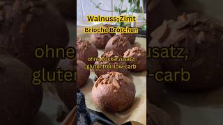 WalnussZimt Brioche Brötchen 😍 keto lowcarb shortvideo glutenfrei dralmond cinnamon [upl. by Asirram434]