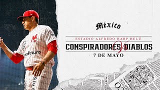 Conspiradores de Querétaro vs Diablos Rojos del México ¡Desde el paraíso de los Diablos 👺⚾️ [upl. by Niarfe]