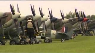 Battle of Britain Air Show In Duxford  Forces TV [upl. by Mullen320]