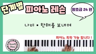 단계별 피아노 레슨 왕초급 24편ㅣ피아노 레슨ㅣ피아노 독학ㅣ 피아노 배우기 ㅣPiano Lesson [upl. by Alyt]