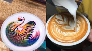 Amazing Cappuccino Latte Art Skills 2019 ❤️ [upl. by Danby761]