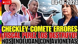 CHECKLEY COMETE ERRORES EN AUDIENCIA FISCAL PEREZ DESTRUYO A DEFENSA DE KEIKO DINA NOS ENDEUDA [upl. by Siegel]