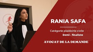 Rania SAFA  Demi Finale Lysias Sceaux 2023  Plaidoirie Civile [upl. by Haeluj892]