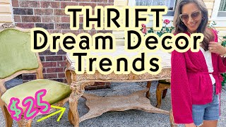 Home Decor Trends on a Budget  Thrift With Me  Shopping Goodwill and an Estate Sale decor [upl. by Car]