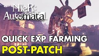 NieR Automata  Quick EXP Farm Guide POST PATCH  PS4 [upl. by Lerret]