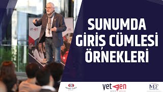 Sunum Giriş Cümlesi Örnekleri  Sunumda Açılış Konuşması 4 [upl. by Wanyen]