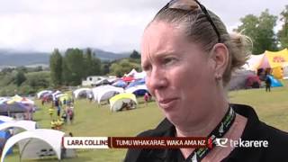 Waka Ama sprint champs boasts record numbers as day one kicks off [upl. by Vernen]