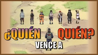 Exámenes Chunin ¿Quién vencería a quién si los combates hubiesen sido diferentes Etapa Final [upl. by Nena]