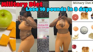 Military Diet  Lose 10 Pounds in 3 days [upl. by Ader213]