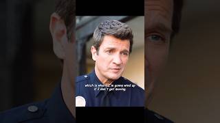 Rookie cop Nolan shows impatience with a woman asking questions therookie viralvideo shorts tv [upl. by Aerdma]