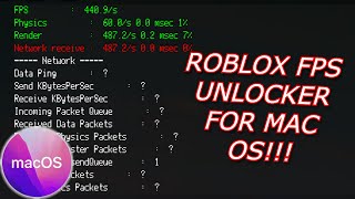 DOES NOT WORK HOW TO GET ROBLOX FPS UNLOCKER FOR MACOS  Roblox FPS Unlocker for Macbooks [upl. by Aisorbma]