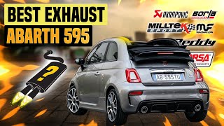 Abarth 595 Exhaust Sound 🔥 StockAkrapovicUpgradeSystemComparisonReviewAccelerationCapristo [upl. by Ennovyhs930]