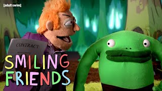 Mr Frog Puppet Version  Smiling Friends  adult swim [upl. by Adnaval]