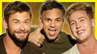 CHRIS HEMSWORTH TURNS ME INTO A SUPERHERO ft MARK RUFFALO THOR RAGNAROK HD [upl. by Trefor]