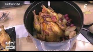 RECETTE  Poularde de Saint Sever aux fruits dAutomne [upl. by Anail]