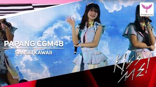 PapangCGM48 Fancam  SANSEI KAWAII  BNK48 16th Kiss Me First Perf [upl. by Asirret]