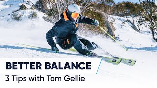 HOW TO SKI STEEPER SLOPES  3 Tips For Better Balance [upl. by Osbourn]